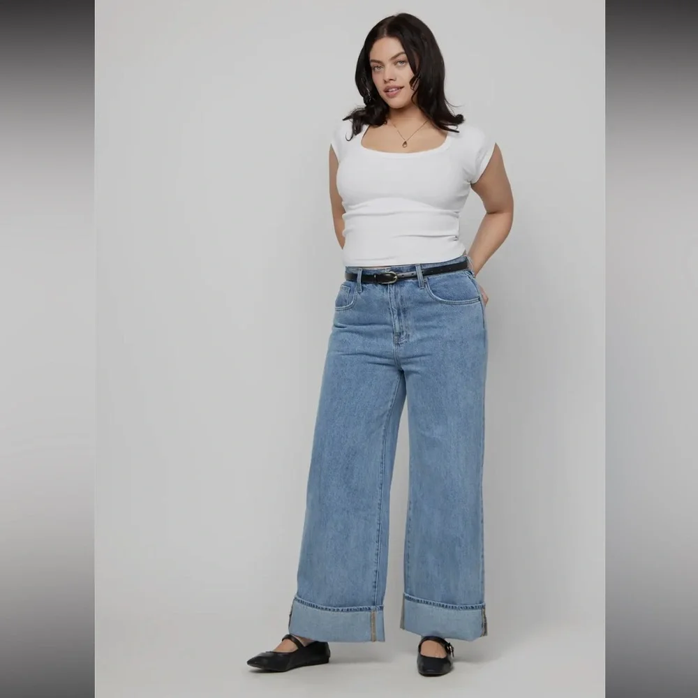 Oliver Logan | Parker Baggy Cuffed Wide-Leg | 100% Recycled Cotton AuthenticJean - Picture 5 of 14